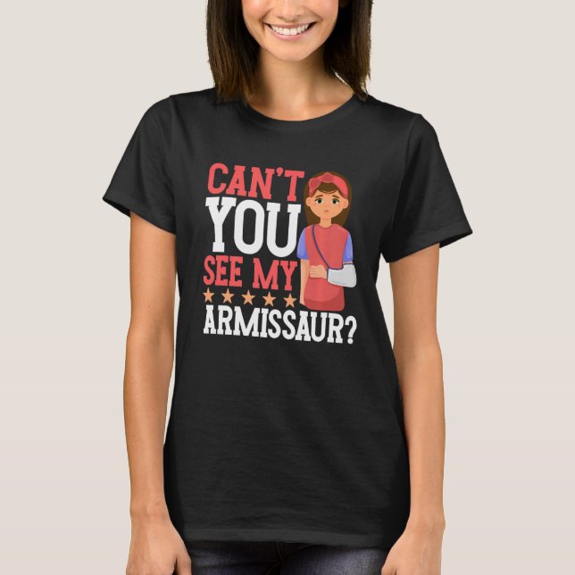 Kan du inte se min Armisaur Bone? T Shirt (Framsida)