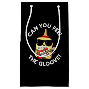 Kan du känna Gloove Funny Glue Pun Mörk BG
