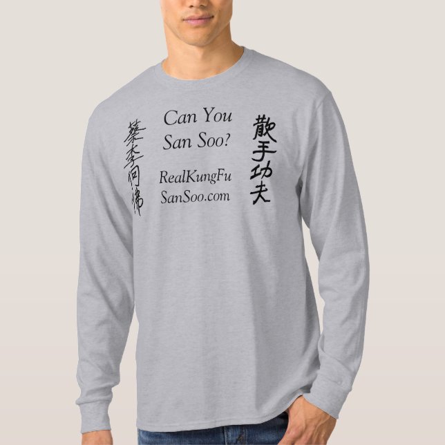 Kan du San Soo? T-shirt (Framsida)