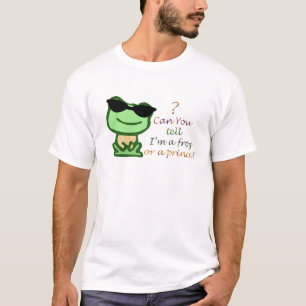 Kan du se att jag är en groda eller prins? t shirt
