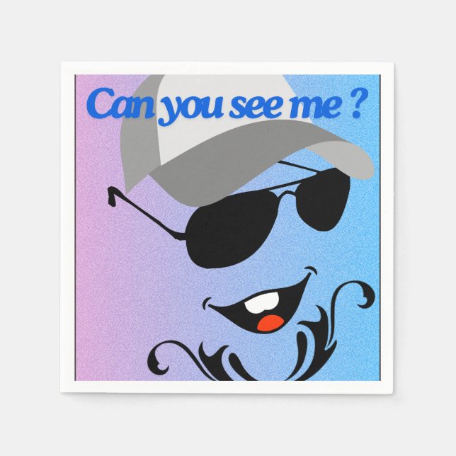 Kan du se mig? pappersservett (Framsidan)