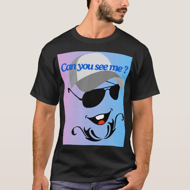 Kan du se mig? t shirt (Framsida)