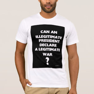 Kan en olaglig president förklara ett legitimt t-shirt