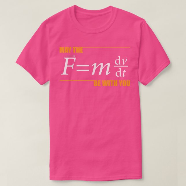 Kan (F=mdvdt) vara med dig? T Shirt (Design framsida)