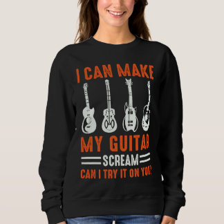 Kan Få Min Gitarr Att Skrika Kan Jag Prova Gitarr T Shirt