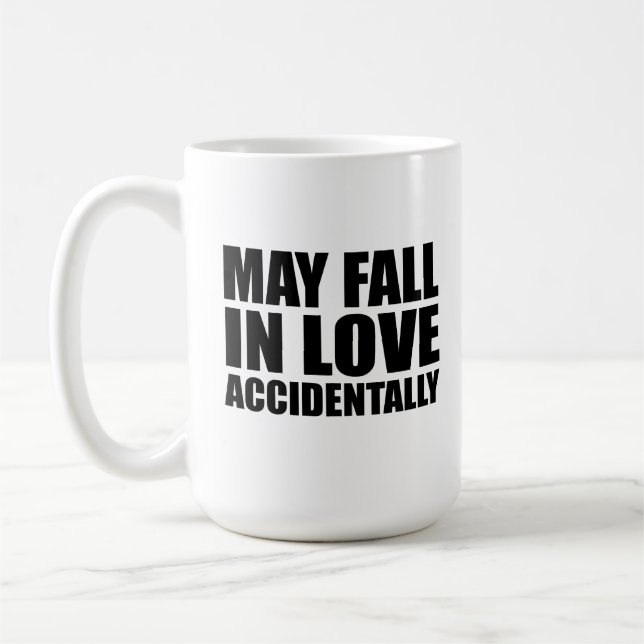 Kan falla i kärlek av misstag kaffemugg (Vänster)