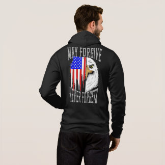 Kan förlåta, Förlåt aldrig förfalska Eagle Zipper T Shirt
