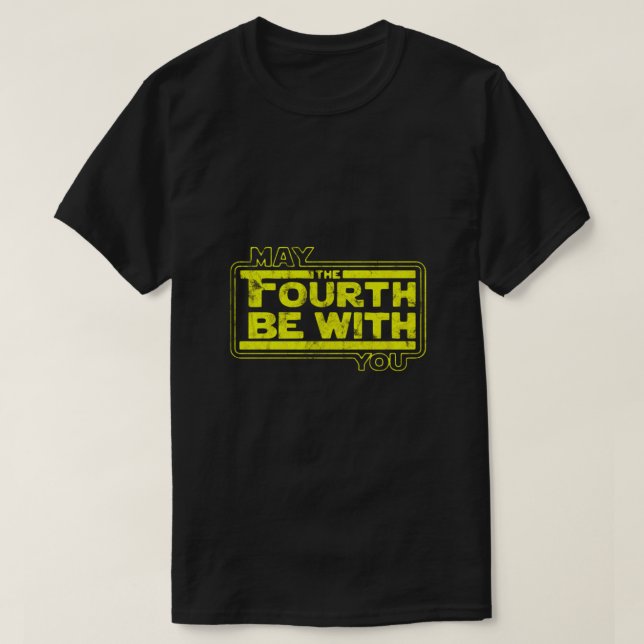 Kan fyrtiderna vara med dig? t shirt (Design framsida)