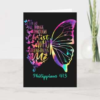 Kan Göra Alla Ting Genom Kristus Som Styrker M Kort