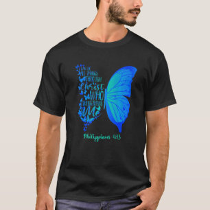 Kan göra allt Sak genom Kristus som stärker M T Shirt