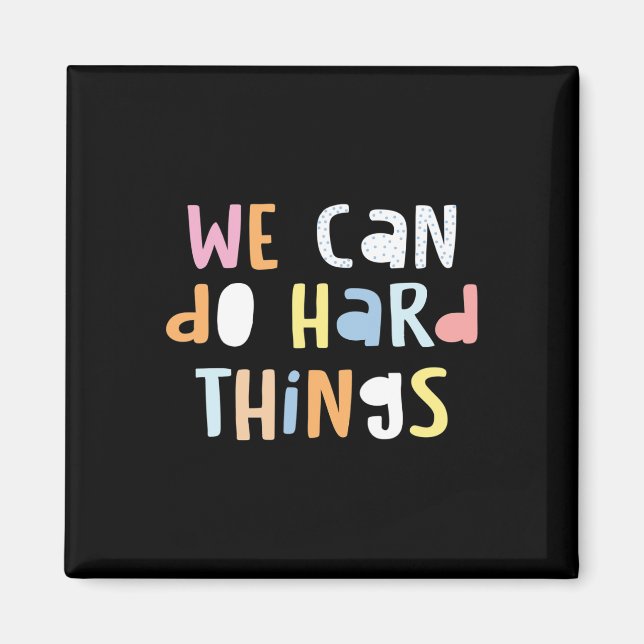 Kan göra sak-lärare Back to school 1 Magnet (Framsidan)