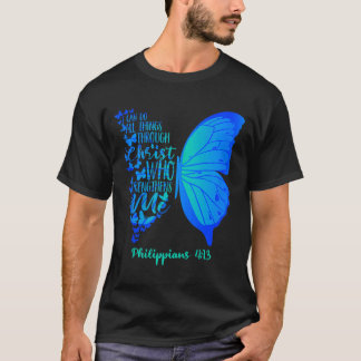 Kan Göra Ting Genom Kristus Som Styr Gåva T Shirt
