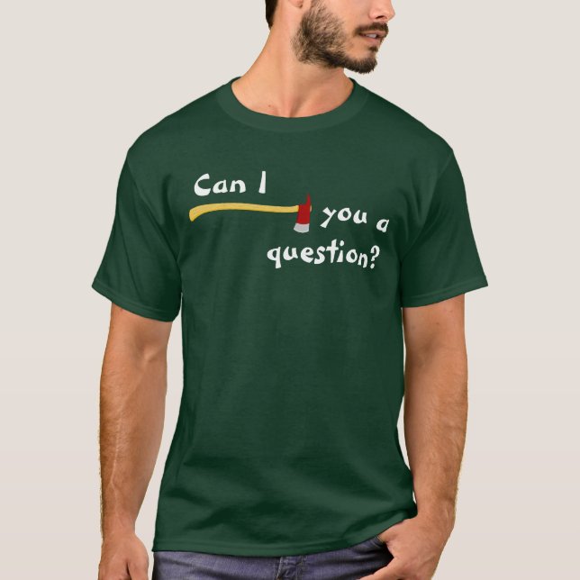 Kan I-yxan dig en ifrågasätta T-shirt (Framsida)