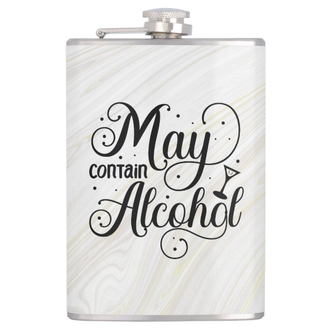 Kan innehålla alkohol fickplunta (Framsidan)