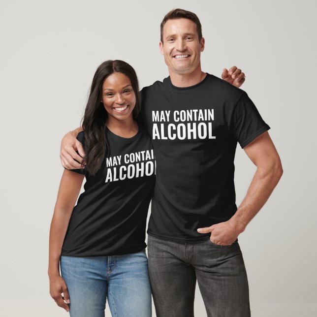 KAN INNEHÅLLA ALKOHOL NÖTKÖTT MANAR T-SHIRTS (Unisex)
