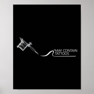 Kan innehålla Bläck Tattoo Artist Tatto Studio Poster