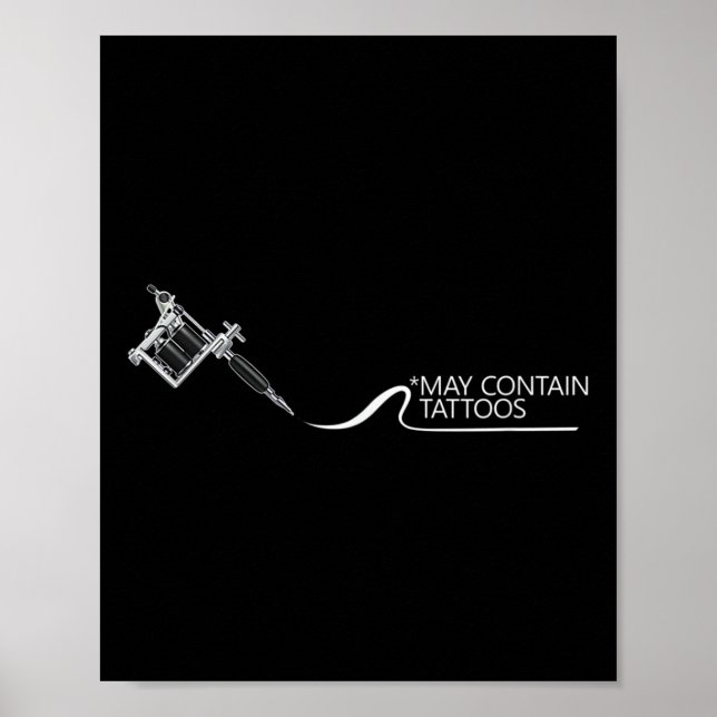 Kan innehålla Bläck Tattoo Artist Tatto Studio Poster (Framsidan)