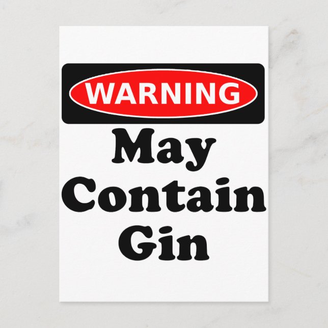 Kan innehålla Gin Vykort (Framsida)