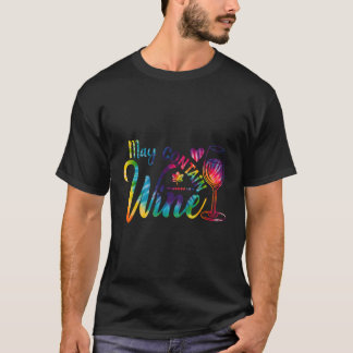 Kan innehålla Vin Vin smakande Drinking Bender Pub T Shirt
