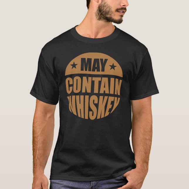 Kan innehålla Whiskey T Shirt (Framsida)