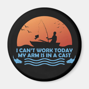 Kan inte arbeta i dag. Min Arm är i skugga Magnet