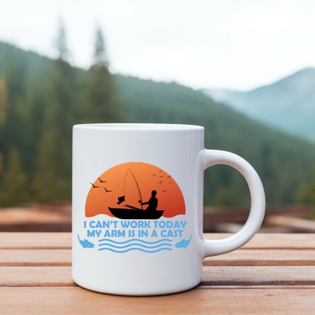 Kan inte arbeta i dag. Min Arm är i skugga Mugg (Skapare uppladdad)