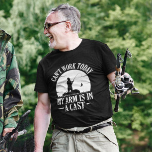 Kan inte arbeta i dag. Min Arm är i skugga T Shirt