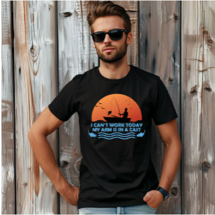 Kan inte arbeta i dag. Min Arm är i skugga T Shirt