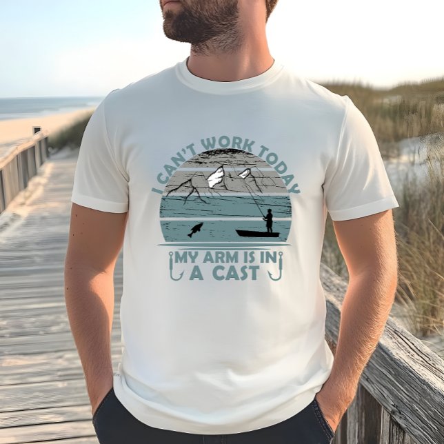 Kan inte arbeta i dag. Min Arm är i skugga T Shirt (Skapare uppladdad)