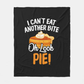 Kan inte äta en annan Bita.. Se Paj Funny Thanksgi Fleecefilt