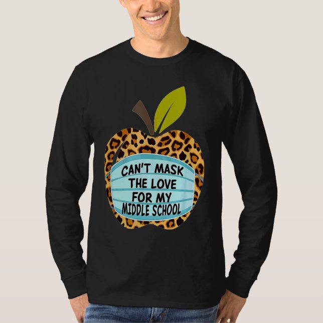 Kan inte dölja kärleken för min högstadietid t shirt (Framsida)