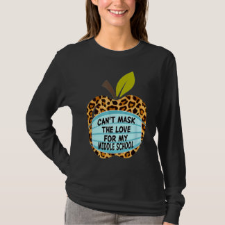 Kan inte dölja kärleken för min mellanstadietid t shirt