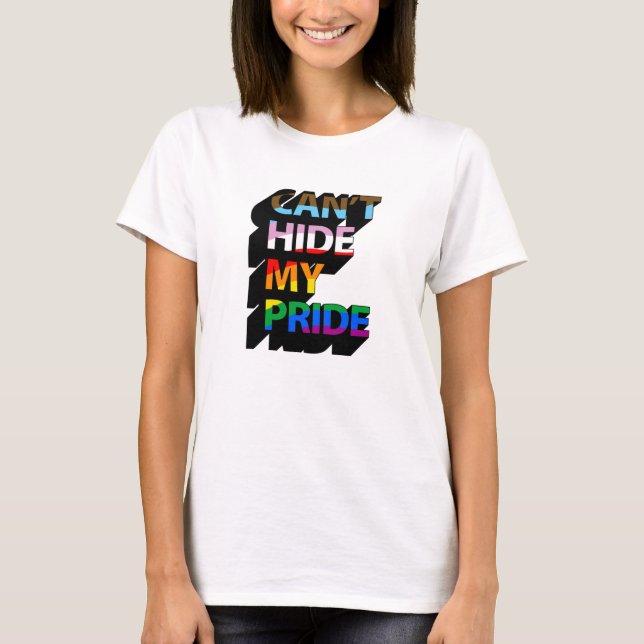 Kan inte dölja min stolthet 3D T Shirt (Framsida)