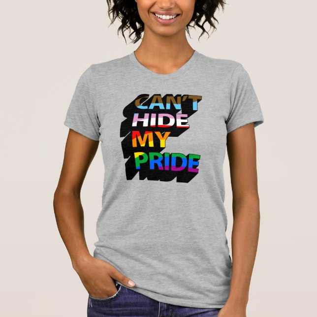 Kan inte dölja min stolthet 3D T Shirt (Framsida)
