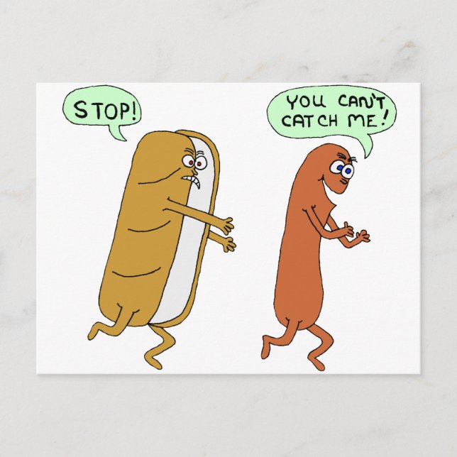 Kan inte fånga mig vykort (Framsida)