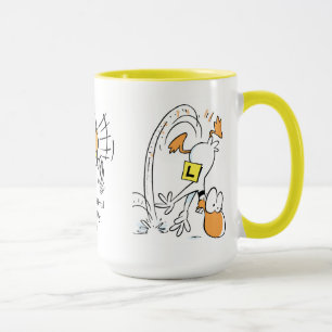 Kan inte flyga utan muggen för kaffeflygskämtet mugg