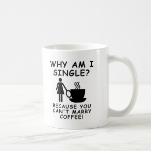 Kan inte gifta kaffe rolig mugg kvinna