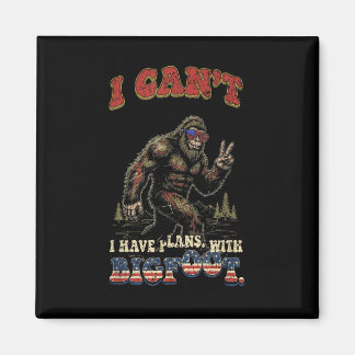 Kan inte ha planer med bigfootroligt patriotiskt magnet