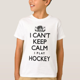 Kan inte hålla lugna hockey t shirt