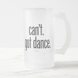 Kan inte. Har Dance. Frostat Ölglas