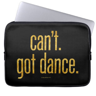 Kan inte. Har Dance. Laptop Sleeve