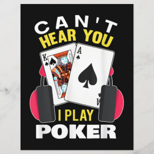 Kan inte höra dig Jag spelar poker Texas Holdem-sp