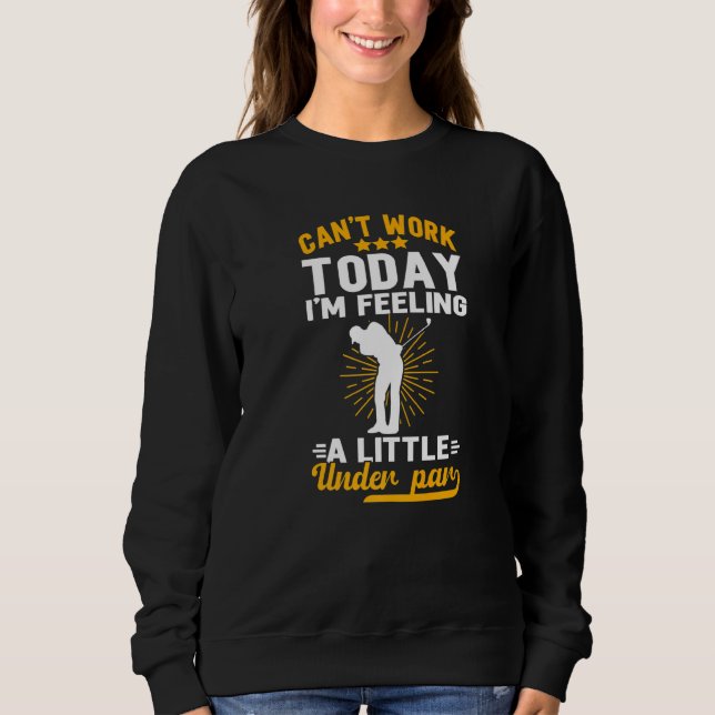 Kan inte jobba idag känner jag mig lite under Par  T Shirt (Framsida)