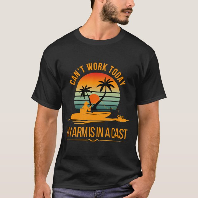 Kan inte jobba idag  t shirt (Framsida)
