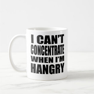 Kan inte koncentrera när Hangry Kaffemugg
