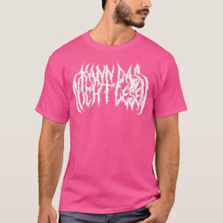 Kan inte läsa Död Metall Band Funny Heavy Metall T Shirt