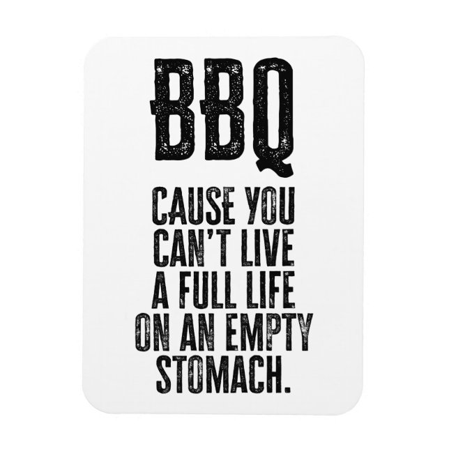 Kan inte leva utan BBQ Magnet (Vertikal)