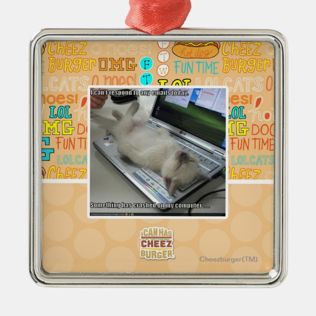 Kan inte reagera julgransprydnad metall (Framsidan)