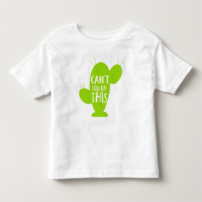Kan inte röra det här, Cacti, Cactus, Succulent, P T Shirt (Framsida)