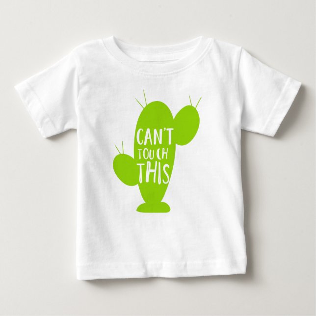 Kan inte röra det här, Cacti, Cactus, Succulent, P T Shirt (Framsida)